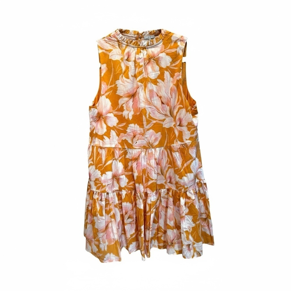 🌸 Steve Madden Floral Tiered Cotton Dress | Size M | NWOT - Picture 3 of 6